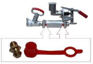 Trojan TC40 Grease Nipple with Red Cap