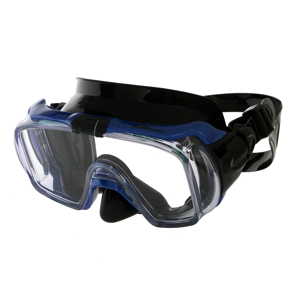 TUSA Sport Visio Tri-Ex Adult Dive Mask and Snorkel Set