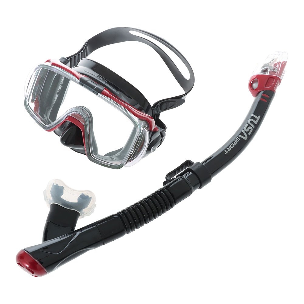 TUSA Sport Pro Visio Tri-Ex Adult Dive Mask and Snorkel Set