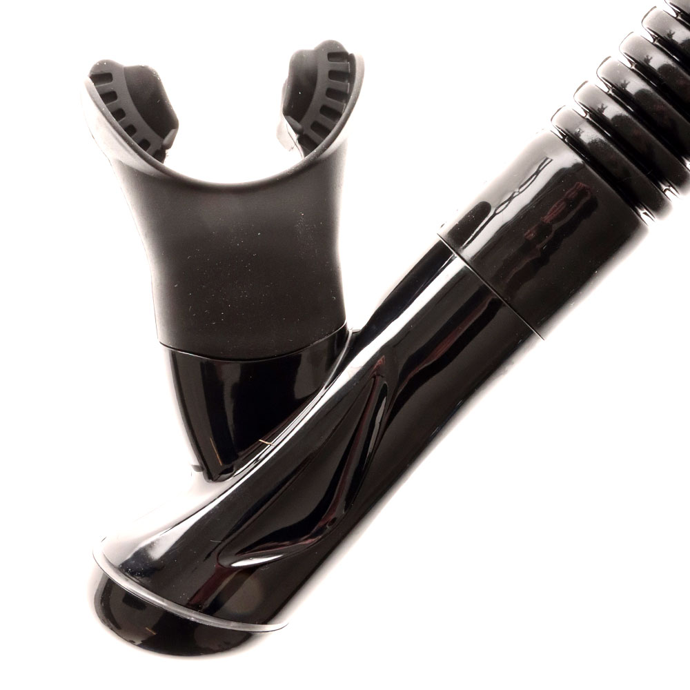 TUSA Splendive Premium Adult Mask and Snorkel Combo Black/Black