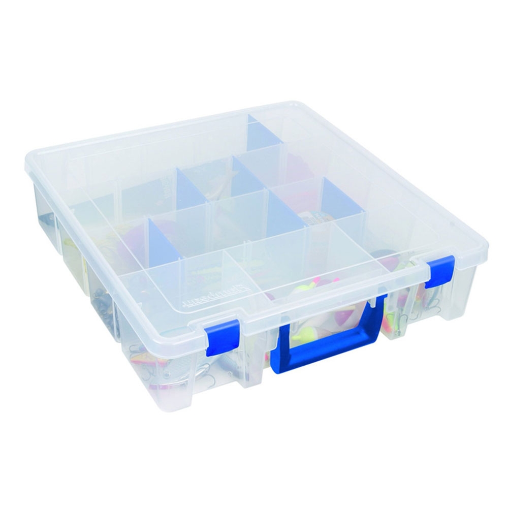 Flambeau Tuff Tainer Double Deep Satchel Tackle Box with Zerust