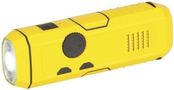 Techlight 4-in-1 Dynamo FM/AM Radio / Torch / Hand Crank Emergency Charger