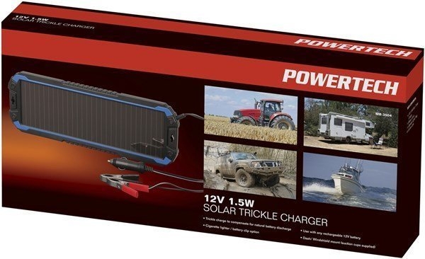 Powertech 12V 1.5W Solar Trickle Charger