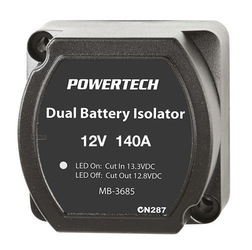 Powertech Powertech 140A Dual Battery Isolator