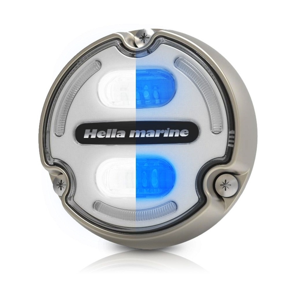 Hella Marine Apelo A2 Bronze White/Blue Underwater Light White Lens