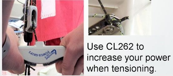 Clamcleat CL262 Power Grip 2 for Ropes 3-6mm