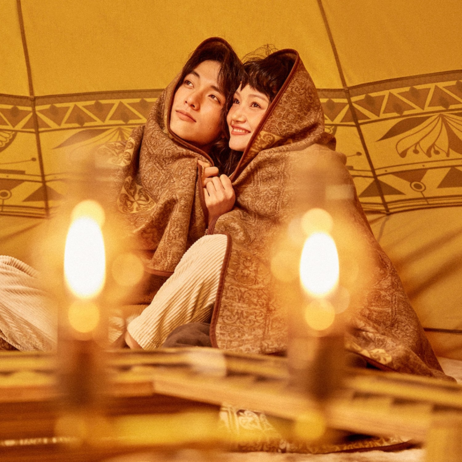 Naturehike Multi-Use Wool Blend Blanket Caisson Pattern