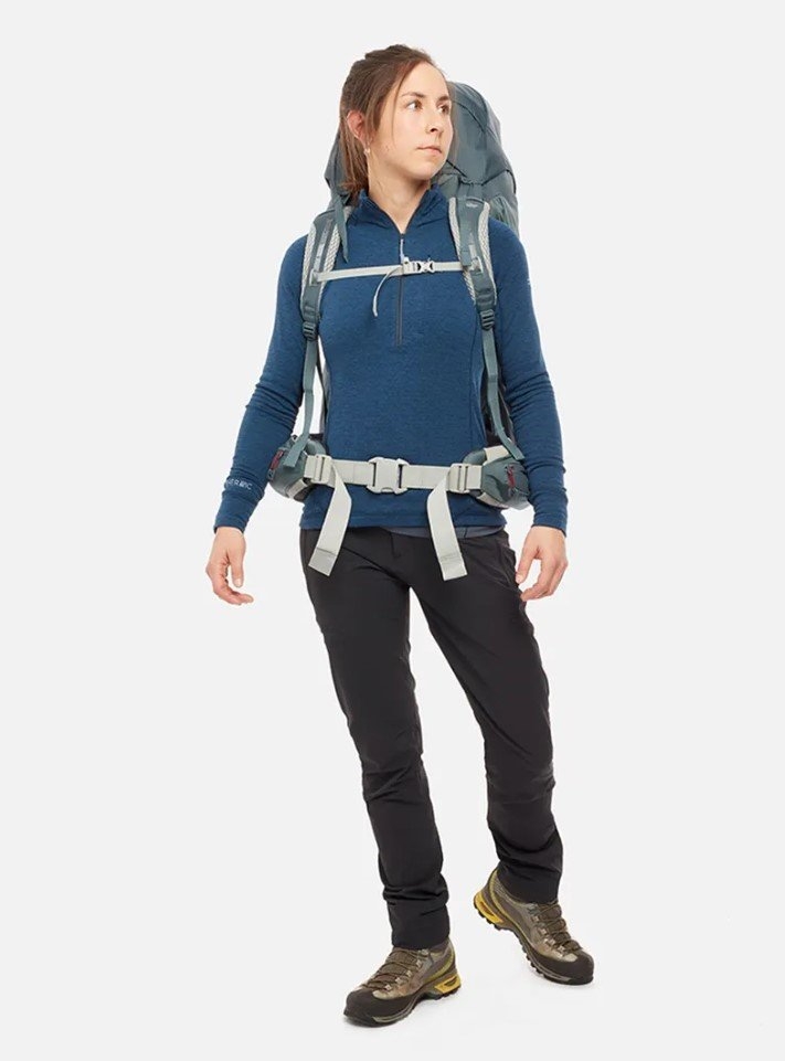 Lowe Alpine Cerro Torre Womens Trekking Backpack ND60:80L Dark Slate Small/Medium