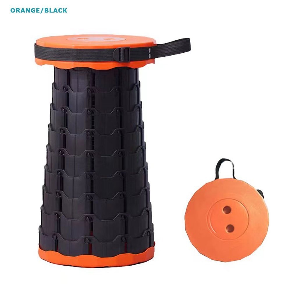 Venturer Portable Collapsible Camping Stool with Padded Foam Cushion / Carry Bag