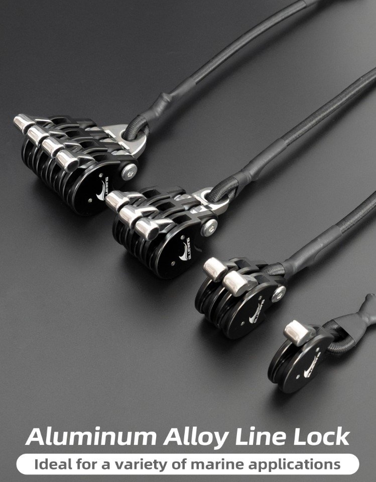 BlueWing Bluewater Alloy Outrigger Halyard Lock Pulley
