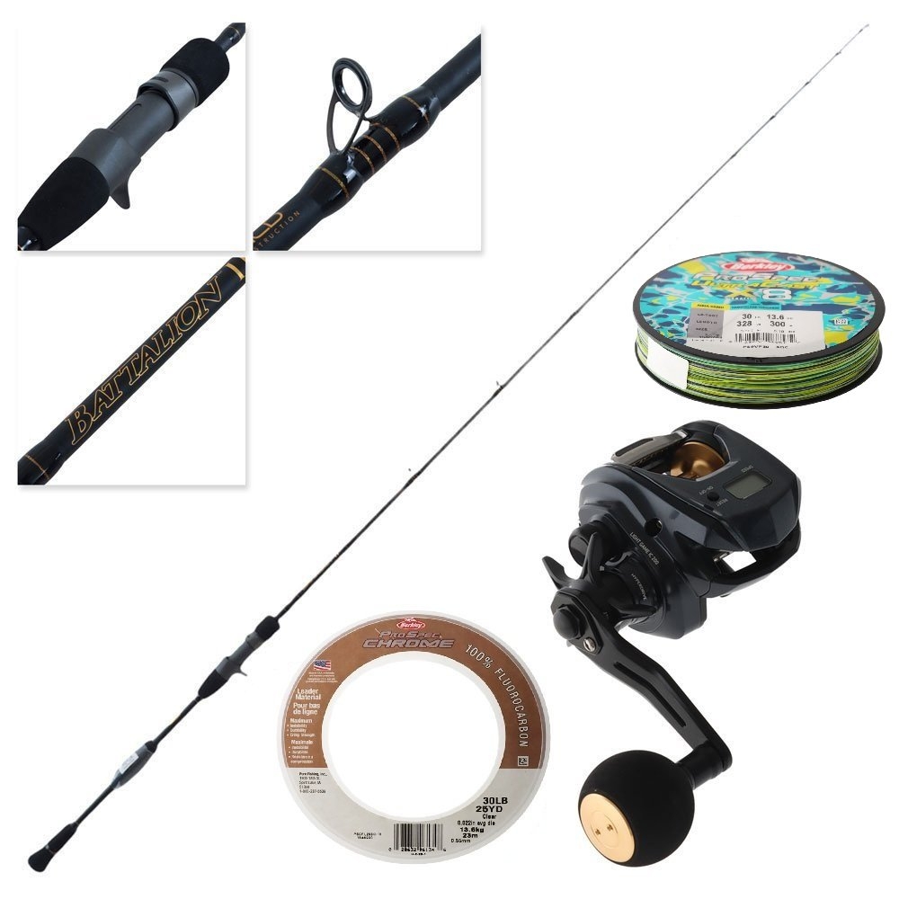 Daiwa IC200 Battalion Slow Jig and Softbait Package 6ft 8in 30lb 1pc