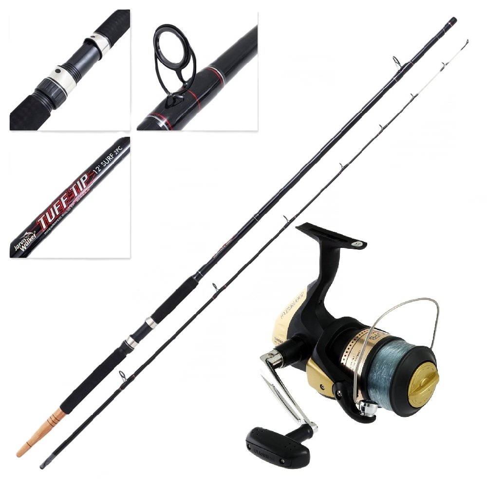 Shimano Hyperloop 6000 Tuff Tip Surfcasting Combo incl Line 12ft 10kg 2pc
