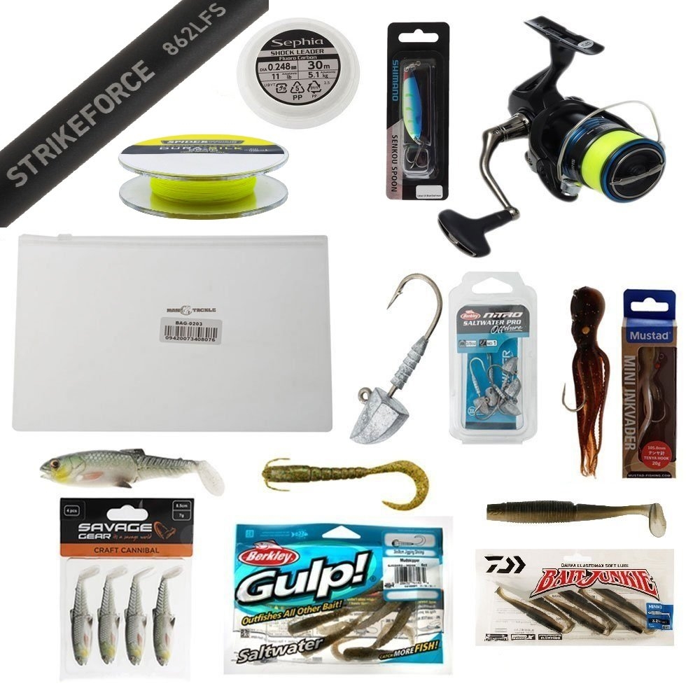 Shimano Nexave C3000HG Strikeforce Micro Softbaiting Package 8ft 6in 2-5kg 2pc