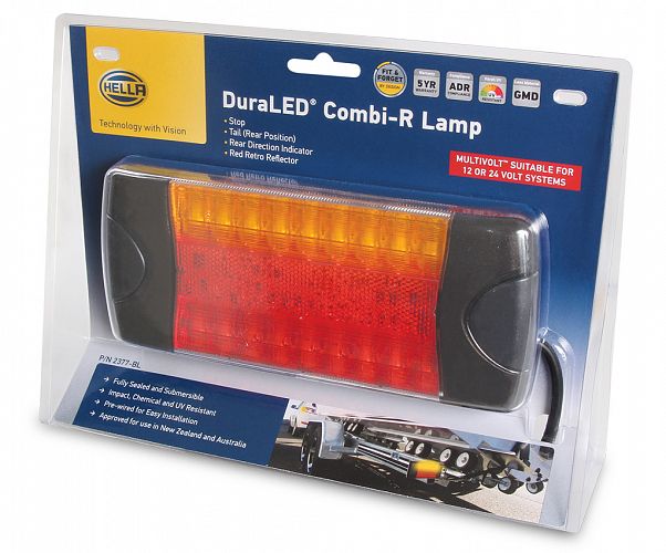 DuraLED Combi-S Low Profile Stop/Tail/Indicator Lamp with Reflector