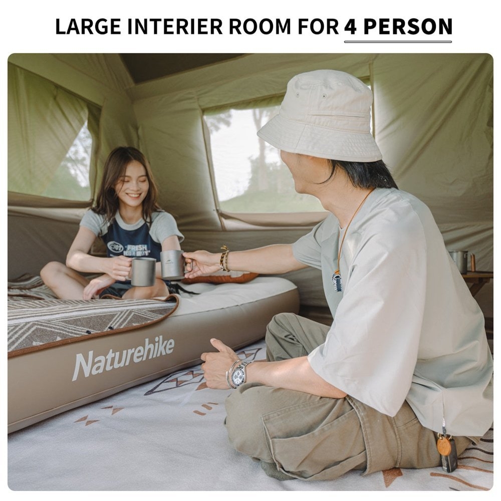 Naturehike Village 6.0 Instant Up 4P Tent with Canopy