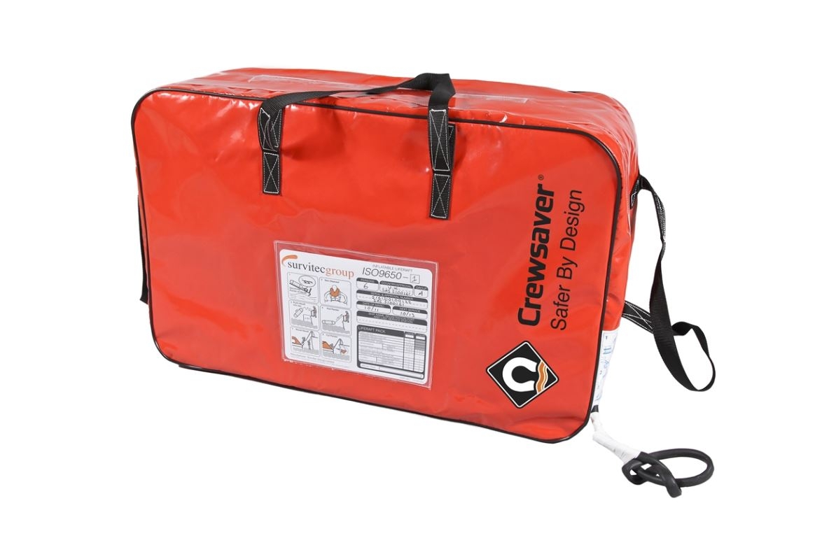 Crewsaver 6-Man ISO Ocean Offshore Life Raft Over 24hr Valise