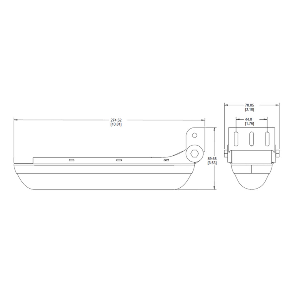 Lowrance TotalScan Skimmer Med/High Transducer 455/800kHz