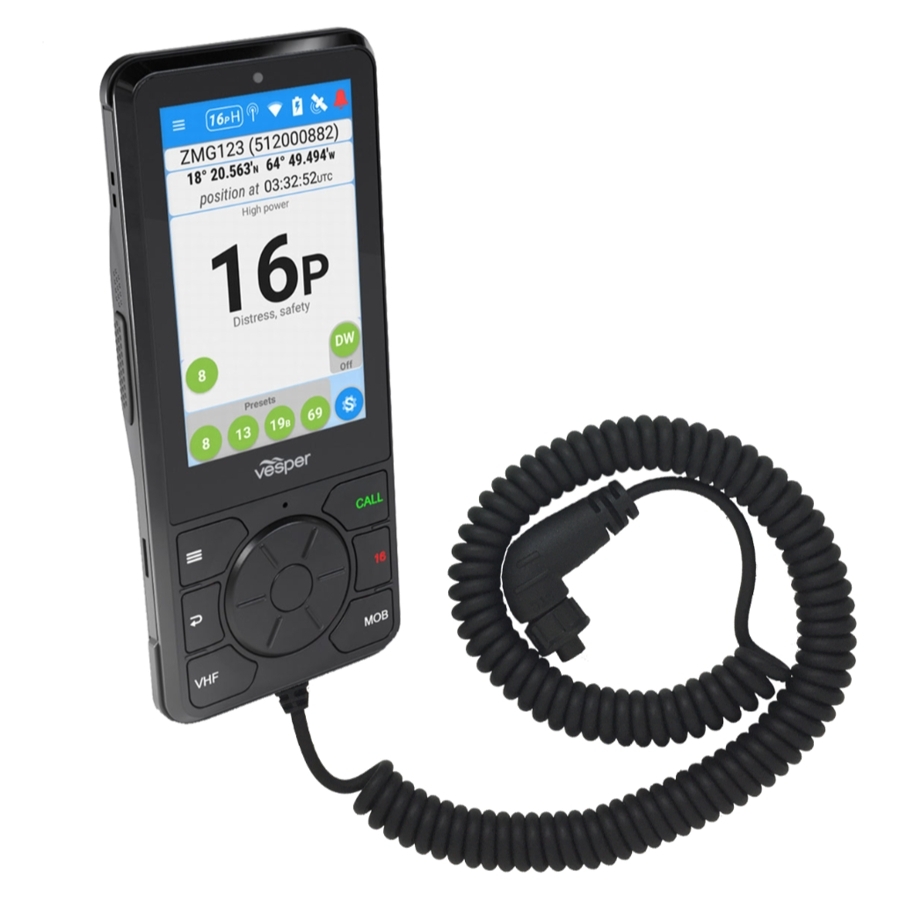 Vesper Marine Cortex H1 Tethered Handset for Cortex V1 VHF and Cortex M1 smartAIS