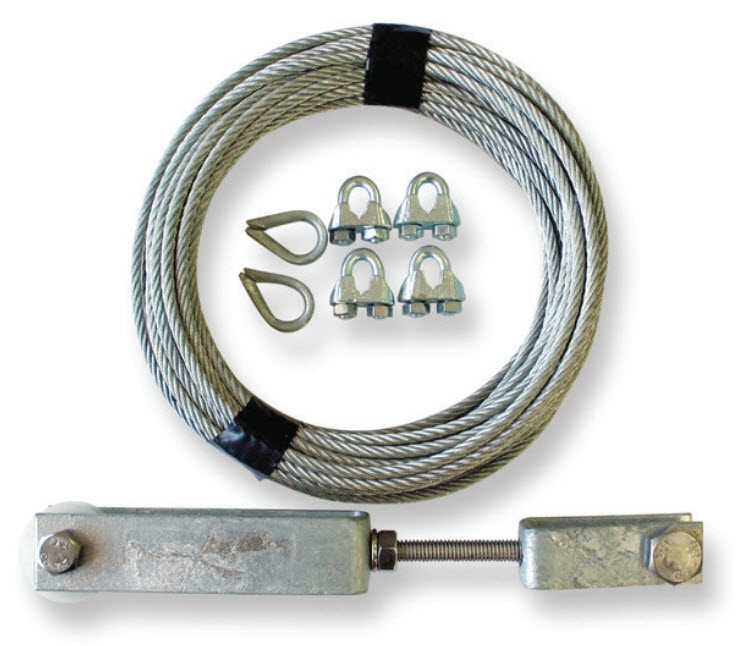 Trojan Galvanised Cable Brake Kit - Centre Pull