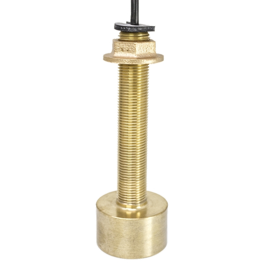 Radarsonics 200kHz Round Bronze Thru-Hull Transducer with RCA