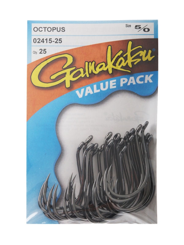 Gamakatsu Octopus Hooks 5/0 Qty 25