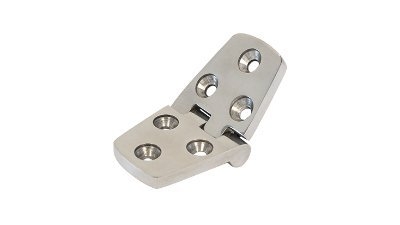Sinox 316 Polished Stainless Steel Flush Door Hinge 109701 76x38mm