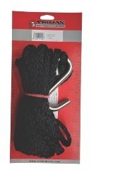 Trojan Winch Rope Blk 7m 1500kg