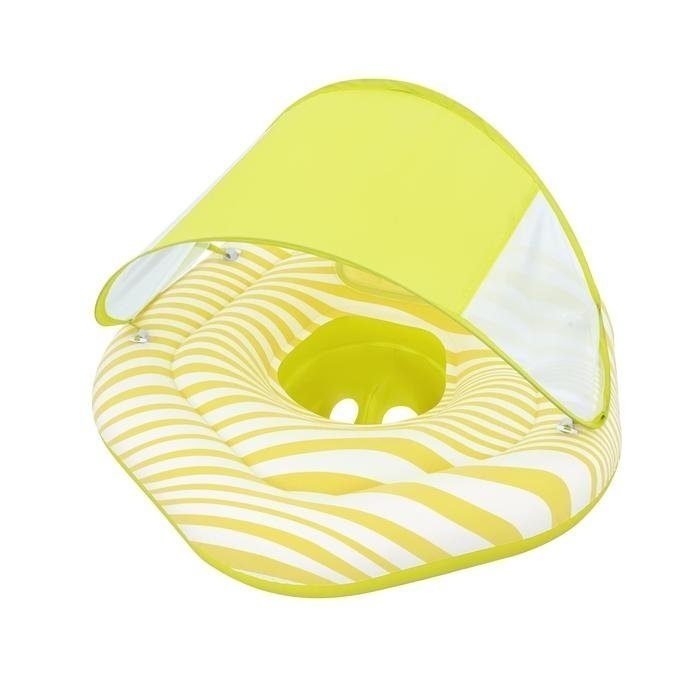 Bestway Swim Safe Comfort Plush Shaded Baby Boat Float 84cm 6mos+