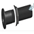 TruDesign Domed Skin Fitting - Long 3/4in BSP Black