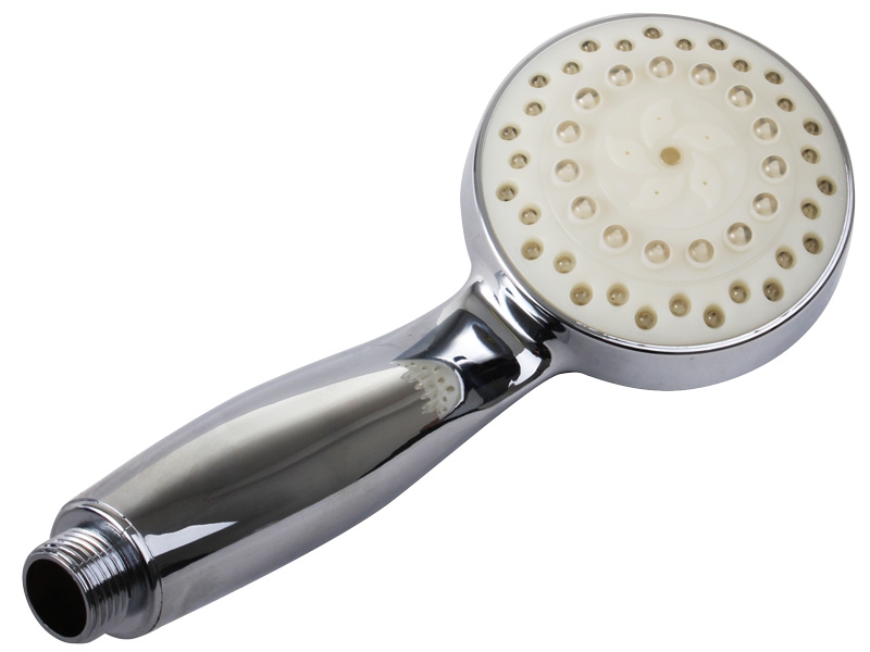 LED Shower Head with Temperature Indicator - Round