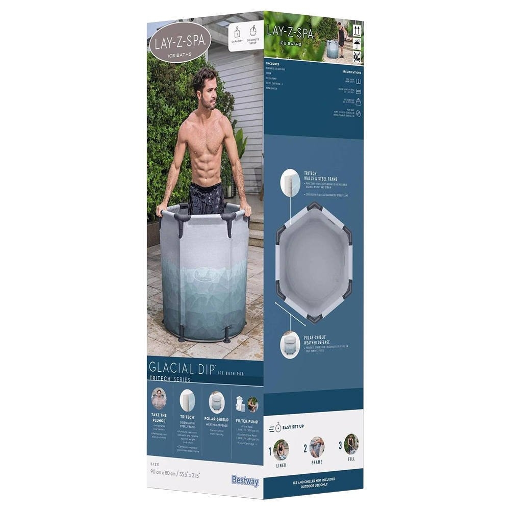 Lay-Z-Spa Glacial Dip Ice Bath Pod 253L