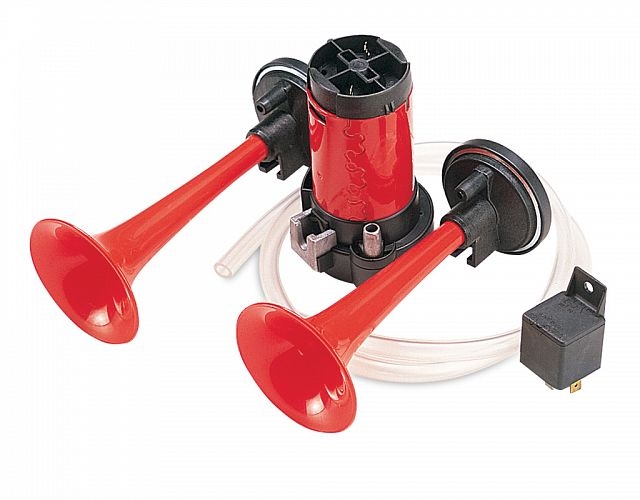 Hella Marine Air Horn Kit Dual Trumpet 12V