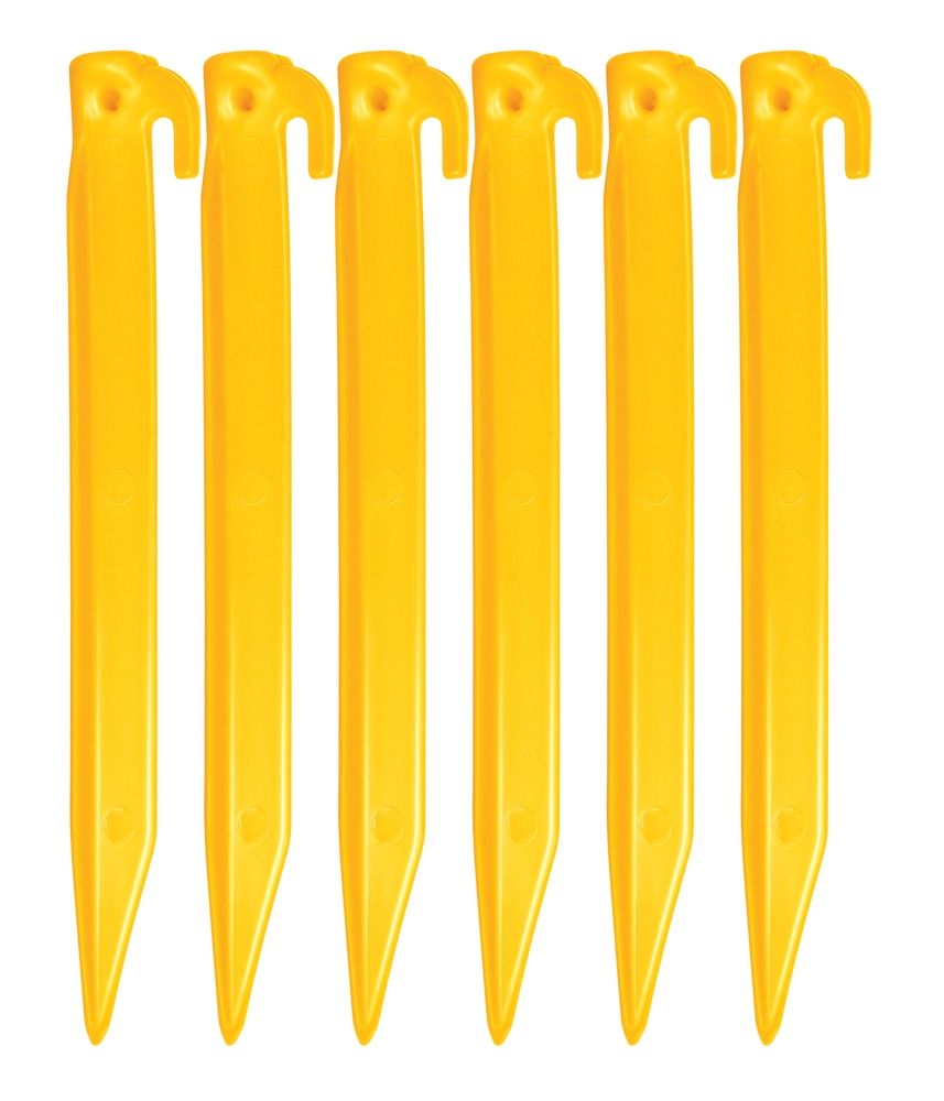 OZtrail ABS Plastic Tent Peg 30cm Qty 6