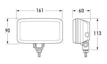 Hella Marine Comet 450 Spread Beam Driving Lamp
