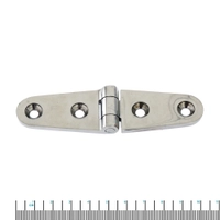 Cleveco 316 Stainless Steel Strap Hinge 100x25mm Thumbnail Cleveco 316 Stainless Steel Strap Hinge 100x25mm