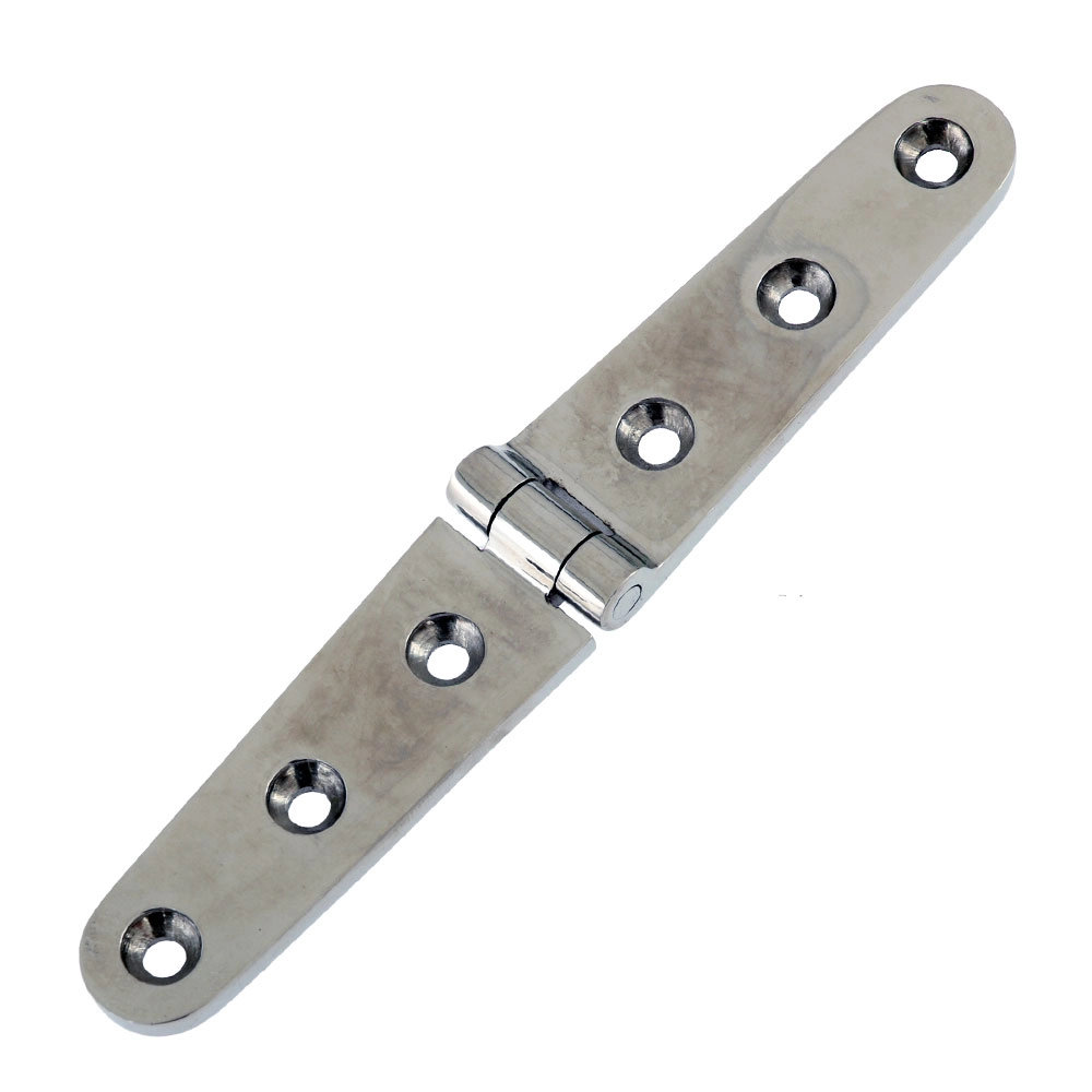 Cleveco 316 Stainless Steel Strap Hinge 150x30mm Cleveco 316 Stainless Steel Strap Hinge 150x30mm