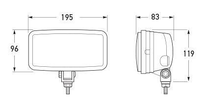 Hella Marine Comet 550 Fog Lamp