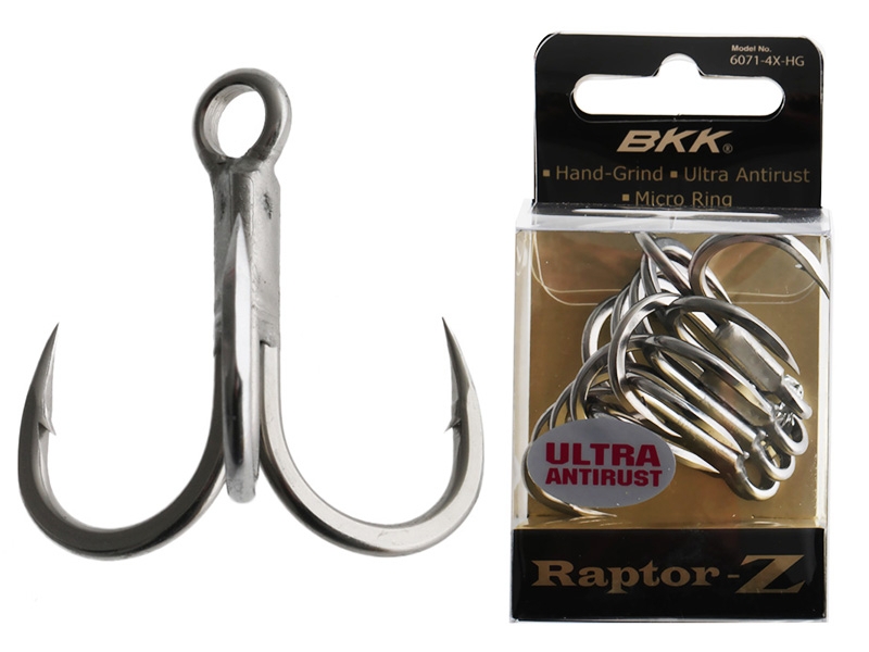 BKK Raptor-Z Treble Hook 2/0 Qty 5