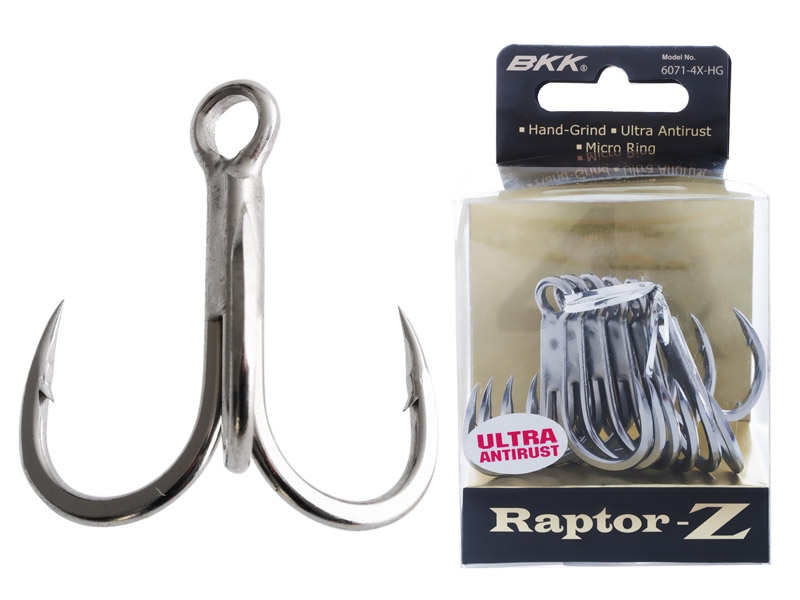BKK Raptor-Z Treble Hook 3/0 Qty 6