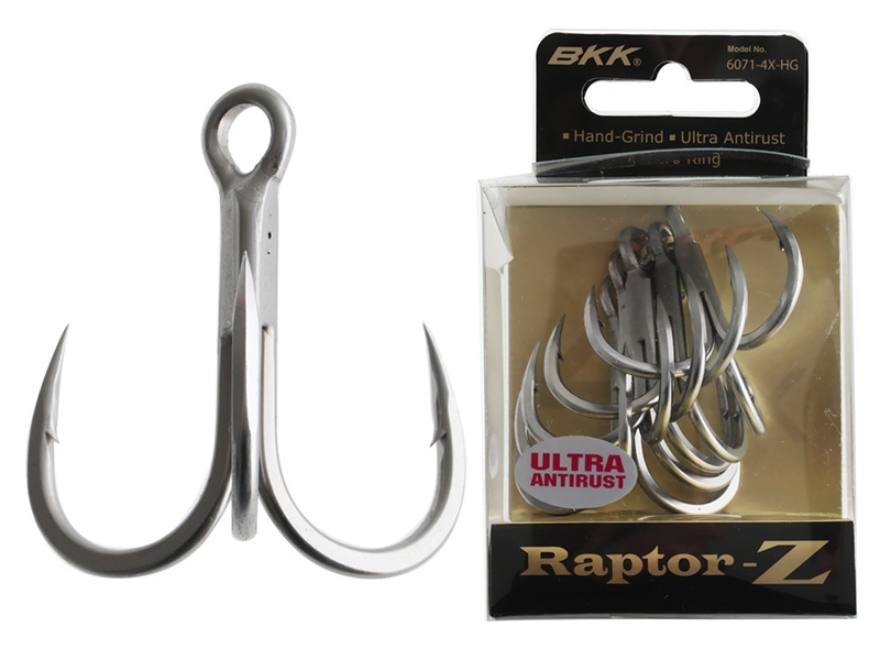 BKK Raptor-Z Treble Hook 4/0 Qty 5