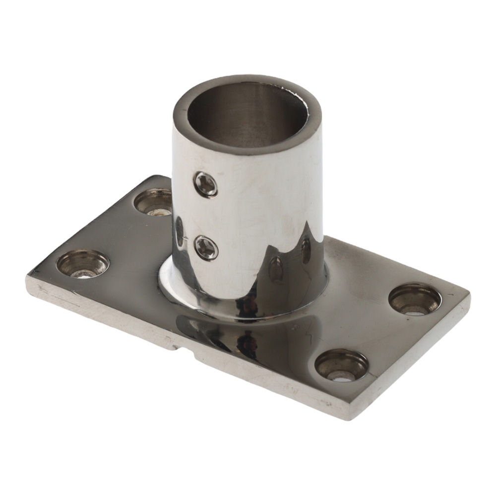 Cleveco 316 Stainless Steel Rectangular Base 90-deg 22mm