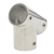 Cleveco 316 Stainless Steel Right Tee Rail Fitting 60-Degree 22mm