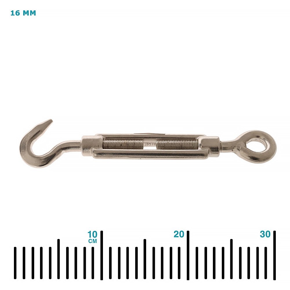 Cleveco 316 Stainless Steel Turnbuckles DIN 1480 Eye/Hook