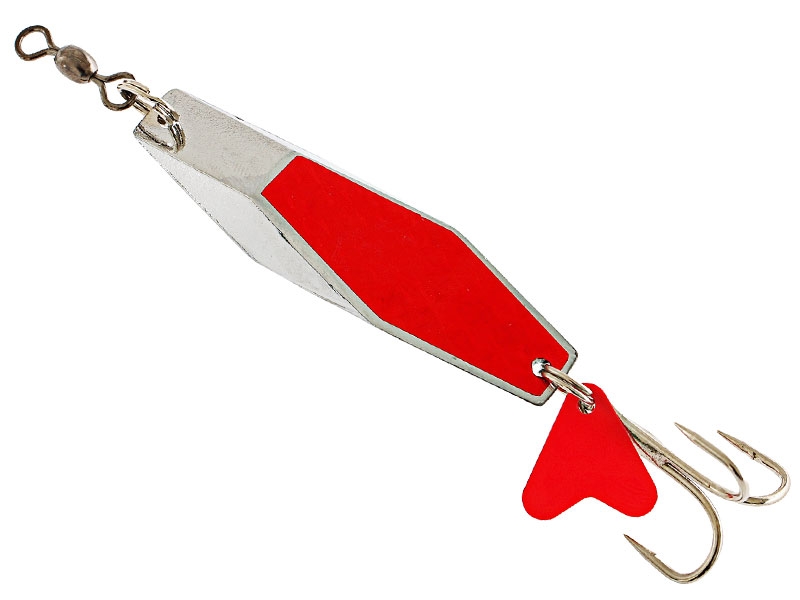 Holiday Hex Wobbler Lure 70g Red