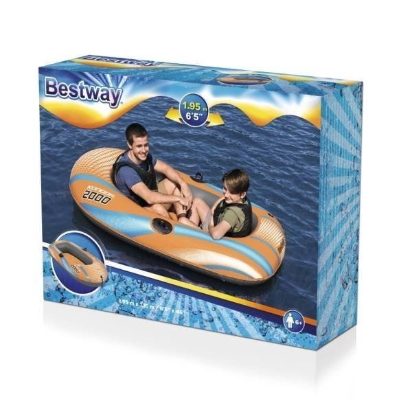 Bestway Kondor 2000 Inflatable Raft Set incl Pump and Oars 6ft 1in