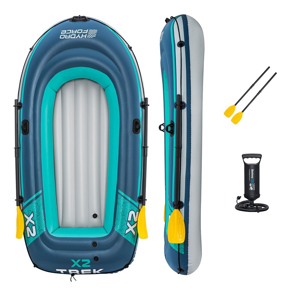Hydro-Force Trek X2 Inflatable Raft Set including Pump and Oars 7ft 7in