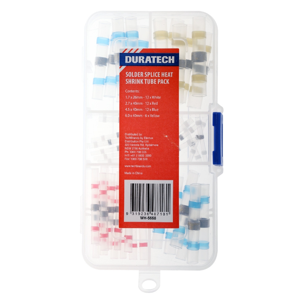Assorted Solder Splice Heatshrink Pack 42 Pieces