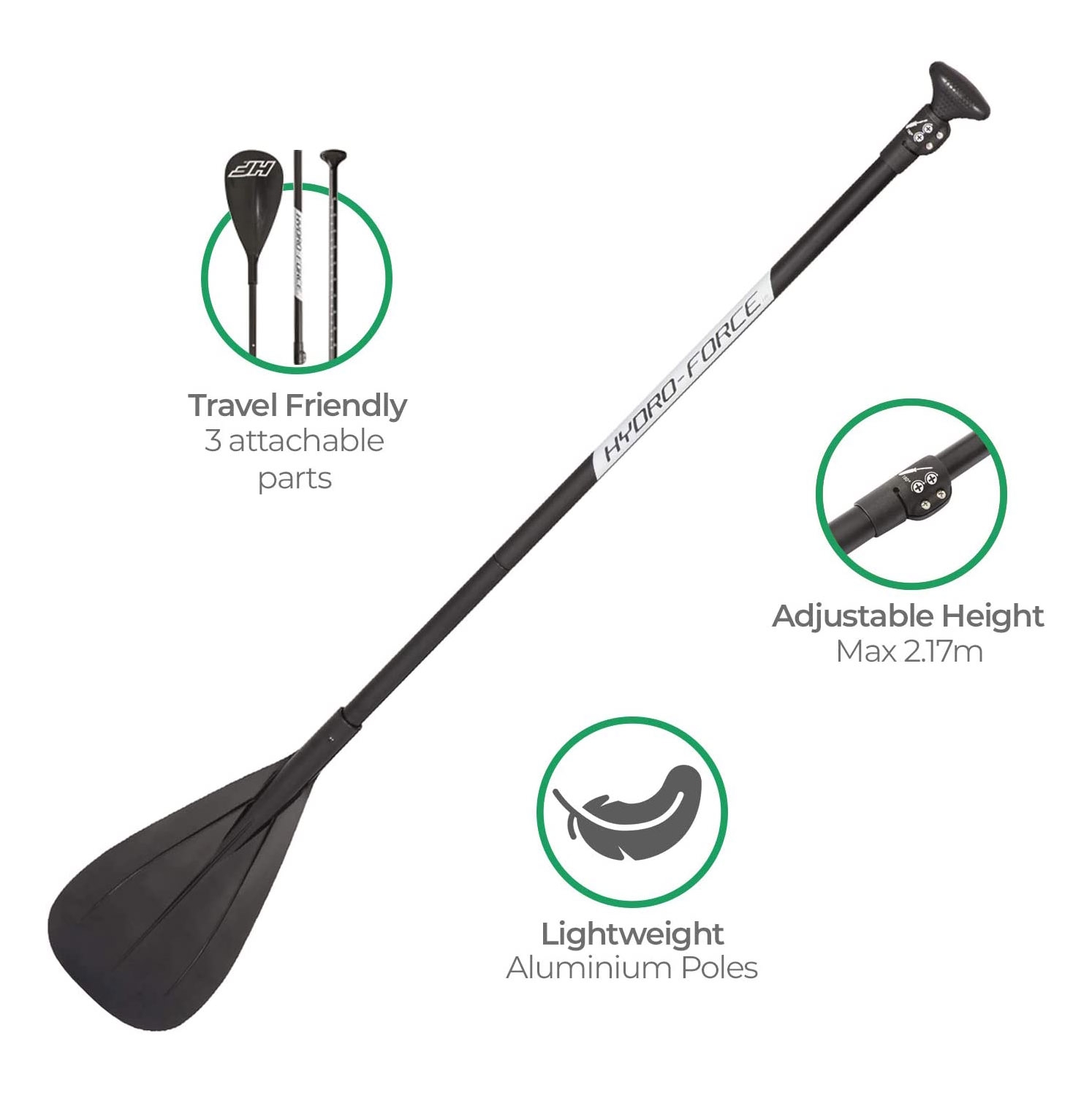 Hydro-Force Kahawai Inflatable Stand Up Paddle Board Package 10ft 2in - PADDLE ONLY