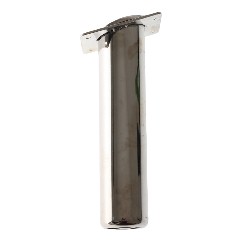Manta Stainless Steel Angled Rod Holder with Rolled Top