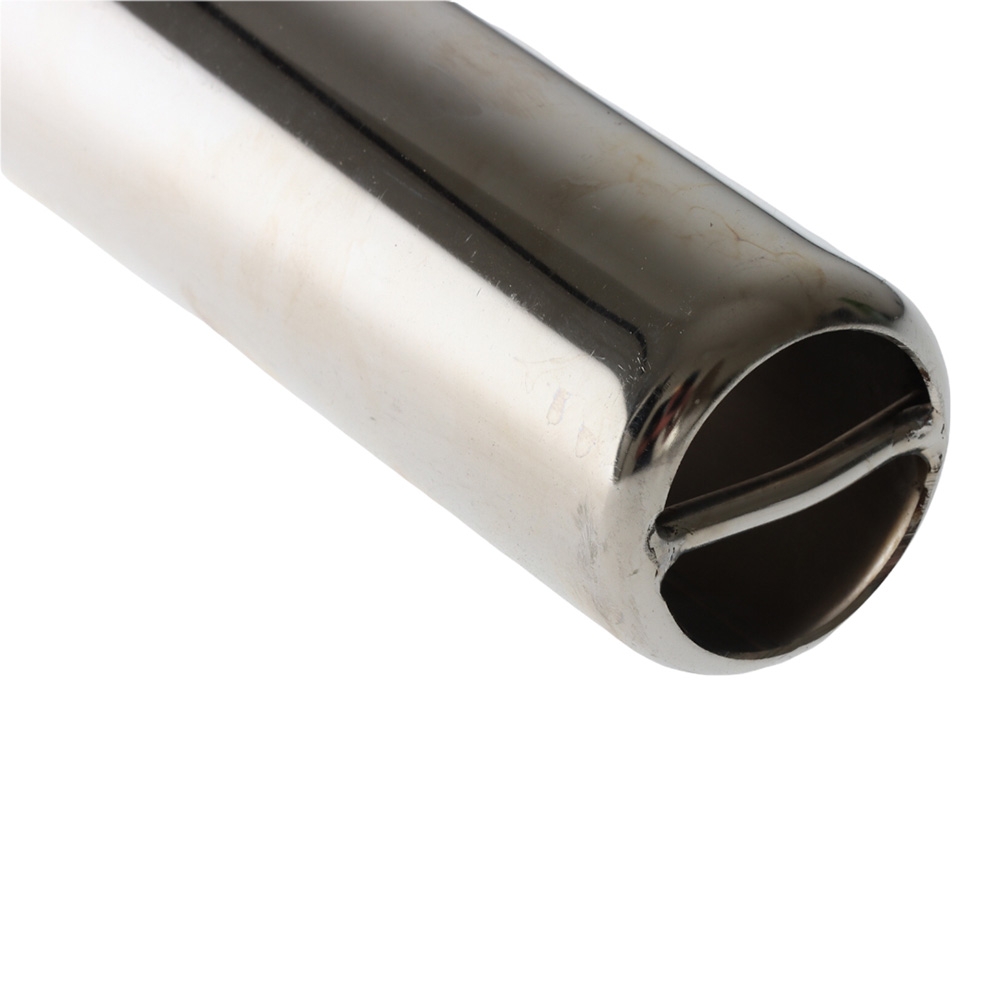 Manta Stainless Steel Angled Rod Holder with Rolled Top